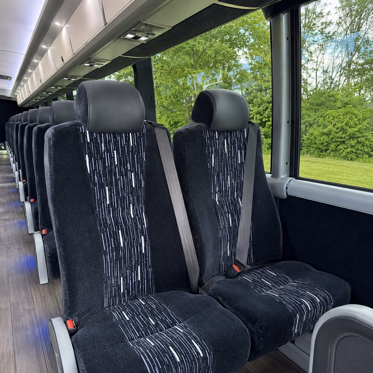 fort smith charter bus services interior