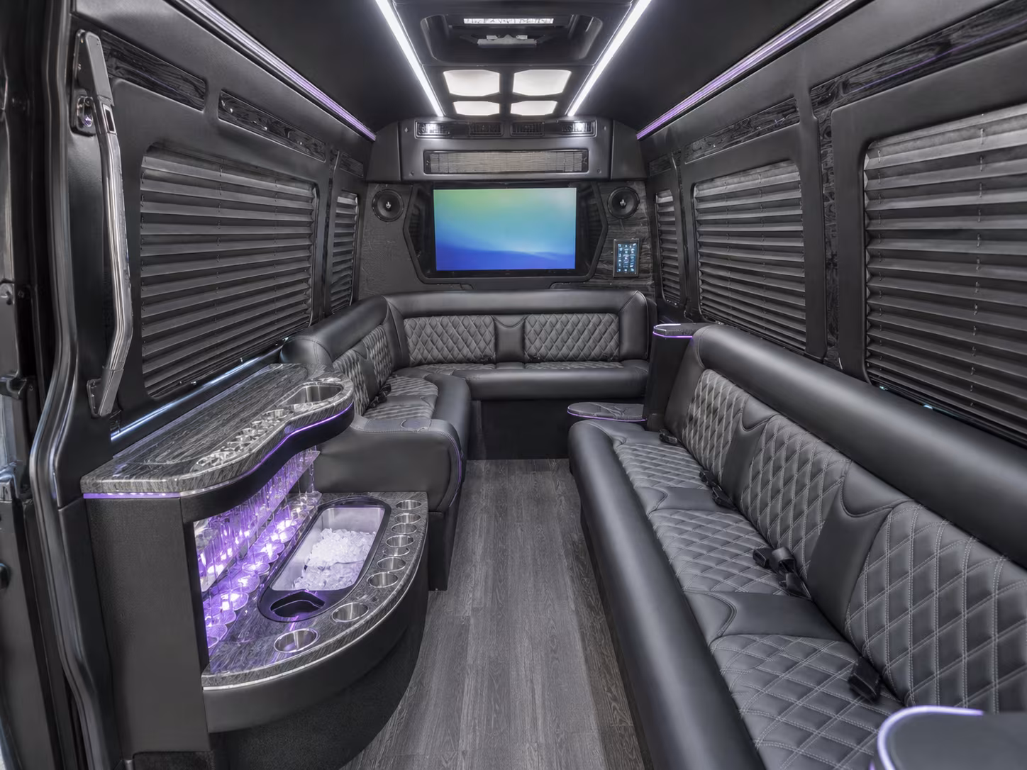 fort smith party bus interior